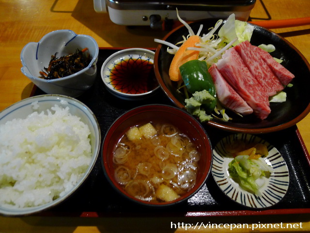 飛驒牛鐵板燒 定食