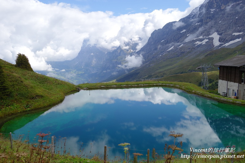 Kleine Scheidegg水池倒影 Kleine Scheidegg水池倒影
