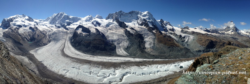 馬特洪峰 冰河 全景1 馬特洪峰 冰河 全景1