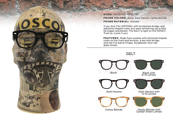 Moscot The GELT@ 必久戴眼鏡