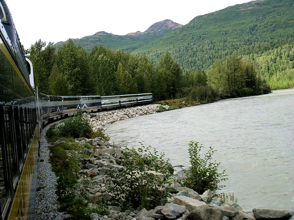 Fairbanks, ALASKA 寻找AURORA极光列车 - 