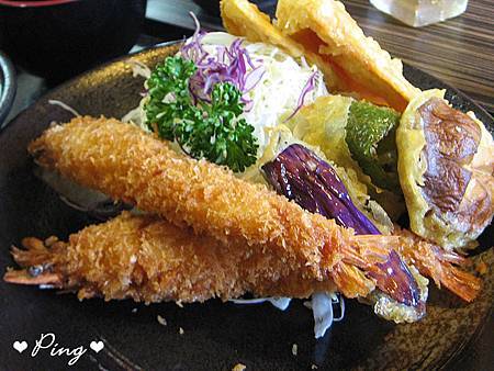 炸蝦什錦天婦羅定食 炸蝦什錦天婦羅定食