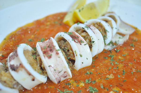 番茄肉醬釀透抽 番茄肉醬釀透抽