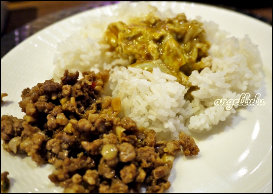 咖哩醬配上打拋豬+香米飯 P1050985