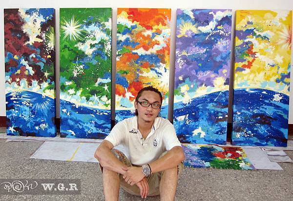 2013.09.29《王國仁-(阿殘) 藝術館》雲林縣口湖鄉-鄭豐喜故居『汪洋中的一條船』彩繪裝置藝術.27