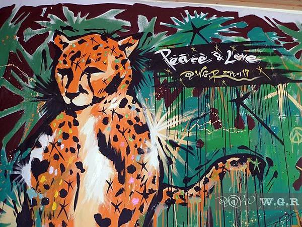 『王國仁即興創作-獵豹(Painted Cheetah) Artists w.g.r』