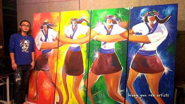 (王國仁-阿殘)台南 吉貝耍部落.學堂空間藝術 彩繪.01