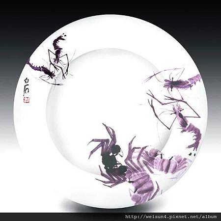 C0151_齊白石蝦蟹紀念盤 C0151_齊白石蝦蟹紀念盤