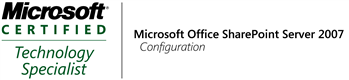 TS:MOSS 2007, Configuring TS:MOSS 2007, Configuring