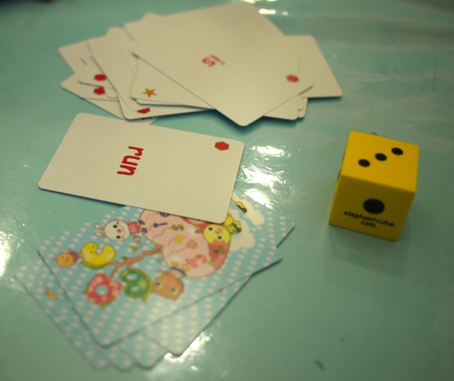 dice and cards