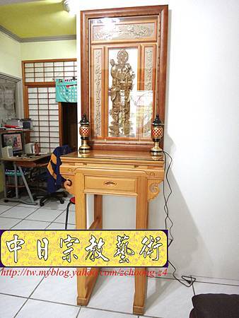 E7002.檜木公媽桌 半浮雕福祿壽雕刻.JPG E7002.檜木公媽桌 半浮雕福祿壽雕刻.JPG