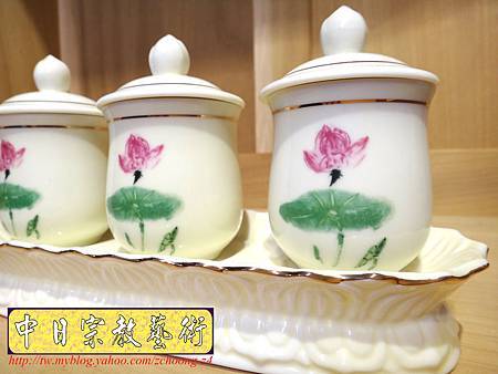 F2701.神桌佛桌佛具精品~長盤蓮花供杯(牙白色).JPG F2701.神桌佛桌佛具精品~長盤蓮花供杯(牙白色).JPG