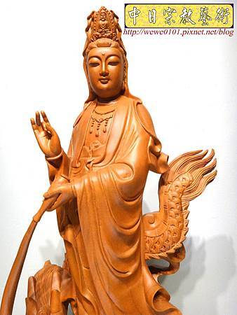 L4602.騬龍觀音木雕神像 站龍觀世音菩薩神桌佛像雕刻.JPG L4602.騬龍觀音木雕神像 站龍觀世音菩薩神桌佛像雕刻.JPG