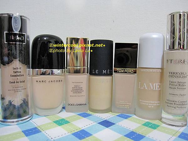粉底液合照