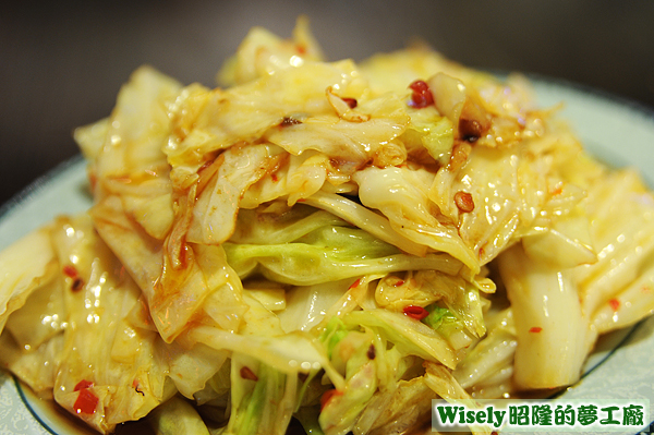 辣炒蠔油高麗菜 辣炒蠔油高麗菜
