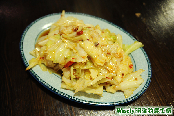 辣炒蠔油高麗菜 辣炒蠔油高麗菜