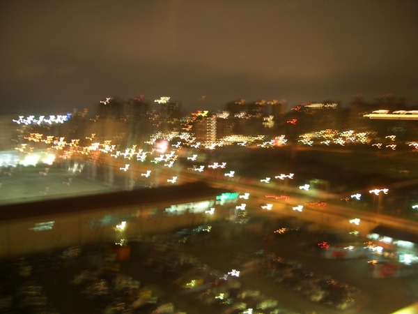 摩天輪上的夜景