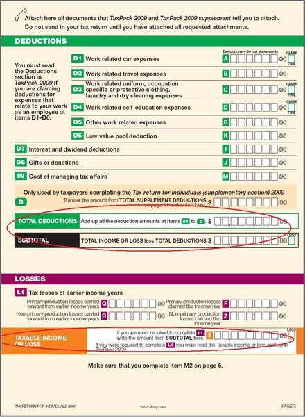 Tax Return for Individuals 3