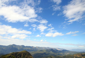 貓囒山遠眺九份二山