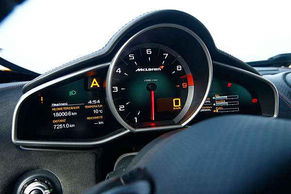 Ferrari 458 Italia Spider Tacho Karbon Abdeckung Speedometer
