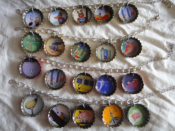 bottle cap bracelet 瓶蓋手鍊 bottle cap bracelet 瓶蓋手鍊