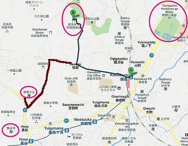 鎌倉: 錢洗弁財天 & 高德院大佛