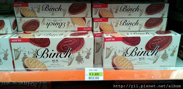 樂天 Binch 巧克力餅 樂天 Binch 巧克力餅