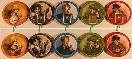 神秘列車人物token