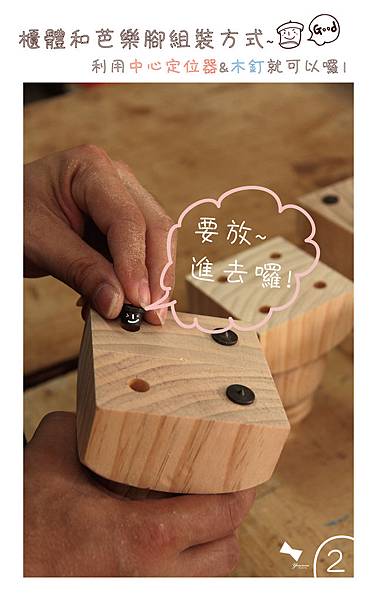 中心定位器&木釘使用