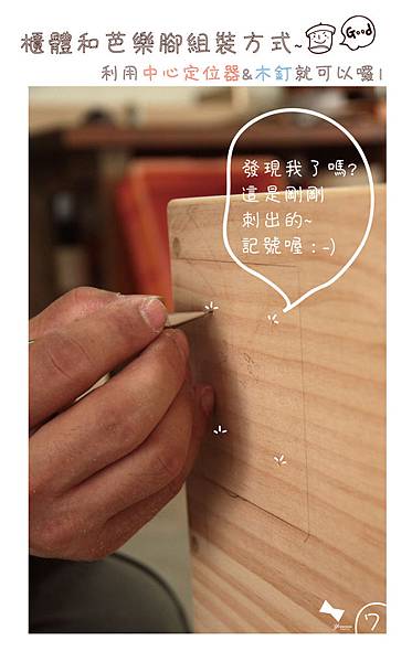 中心定位器&木釘使用
