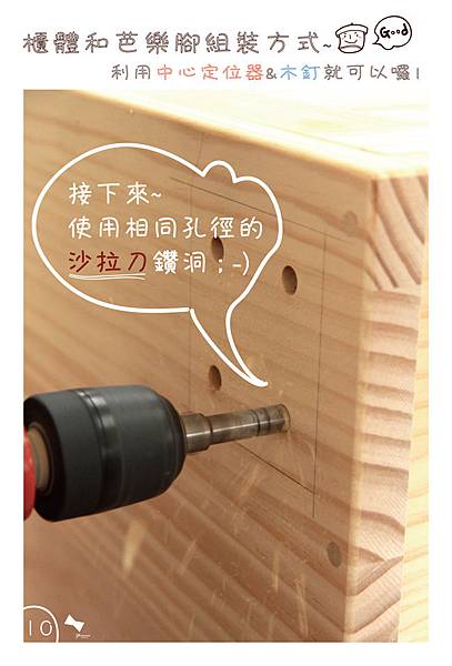 中心定位器&木釘使用