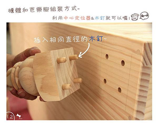 中心定位器&木釘使用