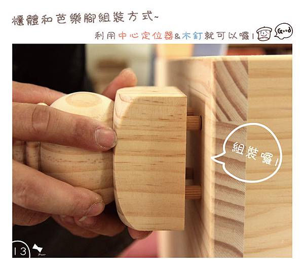 中心定位器&木釘使用