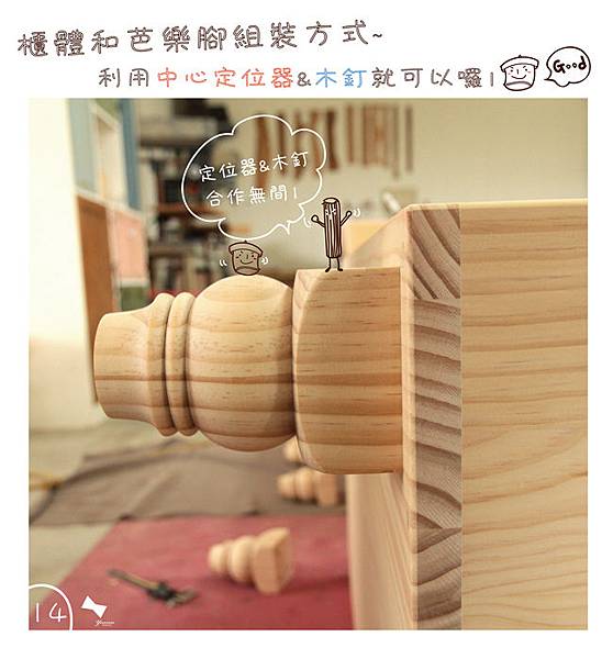 中心定位器&木釘使用