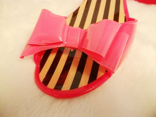 海星蝴蝶平底魚嘴果凍鞋-3 海星蝴蝶平底魚嘴果凍鞋-3