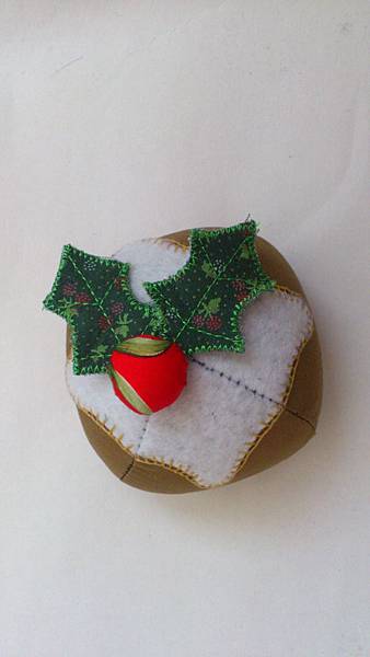 12-1月相約A-聖誕巧克力布丁紅莓針包