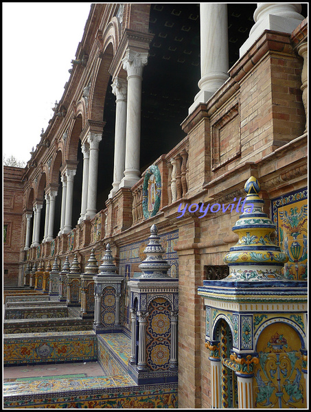 西班牙 賽維利亞 西班牙廣場 Plaza de Espana, Sevilla, Spain 西班牙 賽維利亞 西班牙廣場 Plaza de Espana, Sevilla, Spain