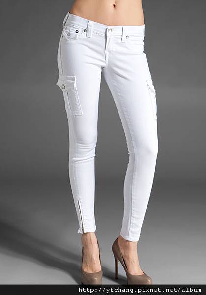 TR white jeans