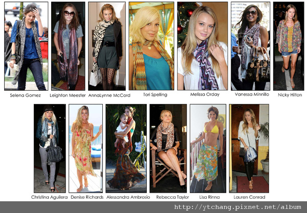 scarf celebs