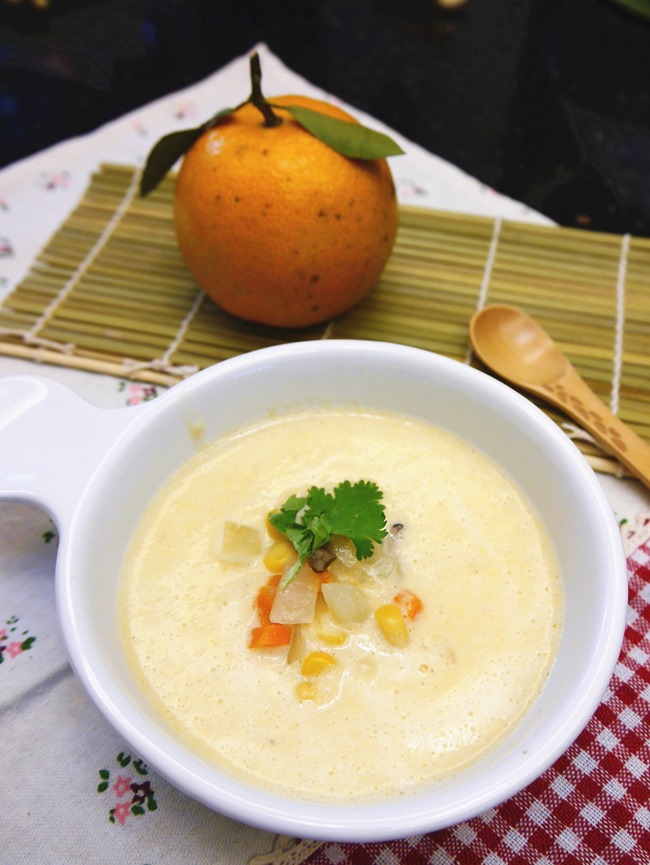 babymoov調理機 寶寶版玉米濃湯　食譜　副食品