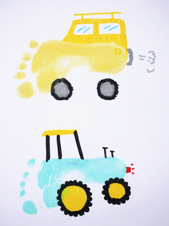 指印畫【車】
