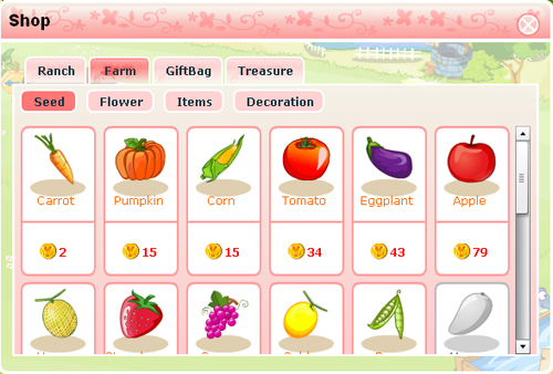 2009083103　Facebook上的Sunshine Ranch（購物）