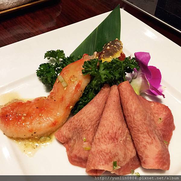 雪会席12,000円鹽烤什錦產品(塩焼物盛合せ):牛舌&鱈場蟹腳 雪会席12,000円鹽烤什錦產品(塩焼物盛合せ):牛舌&鱈場蟹腳