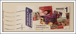 收到的明信片NO.13-Stamp