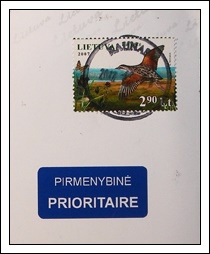 收到的明信片NO.46-Stamp