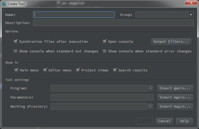 Create command tool Create command tool