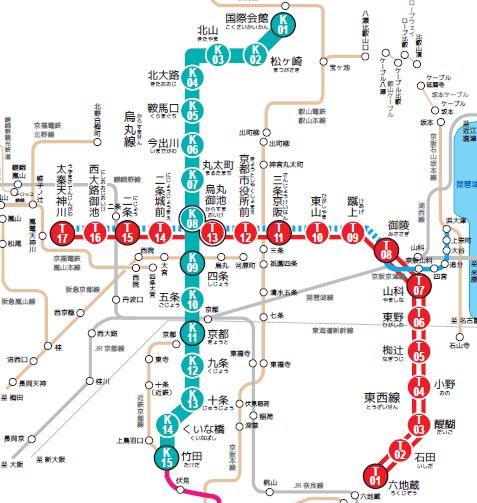 京都地铁图高清