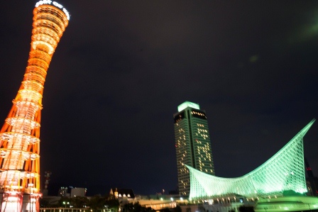 1382334423-939056276 Kobe-神戶港 神戶的夜神戶的海 美麗的Port Tower