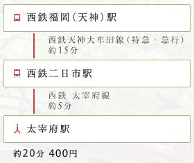 1410536104-2515428887 Fukuoka-福岡市區(博多或天神)到太宰府市交通