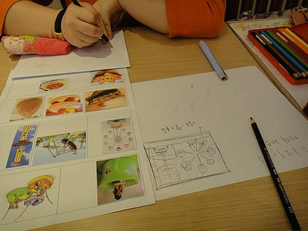 學生創意構圖練習(1)